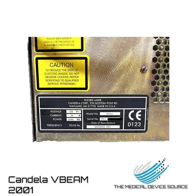 Used 2001 CANDELA VBEAM Lasers / Laser Systems Texas US | The Medical Device Source #1480920