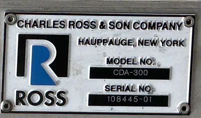 ROSS CDA-300 Dual Shaft Vacuum Mixer BLENDERS / MIXERS | EcReCon Inc (9)