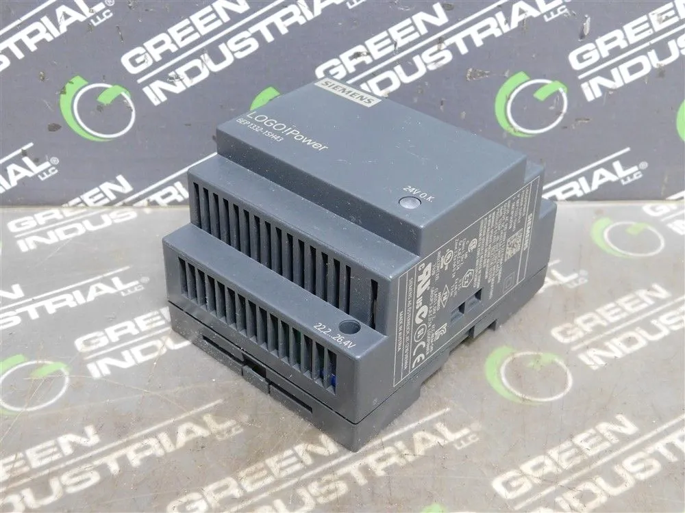 Siemens 6EP 1332-1SH43 LOGO!Power Power Supply 24VDC 2.5A Output PS:1 Used