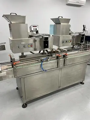 Scientific Solutions Model YL-4D Automatic Twin Tablet Counters With Conveyor