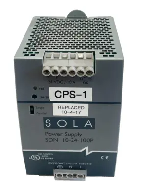 USED EMERSON SOLA HD SDN10-24-100P POWER SUPPLY SDN1024100P
