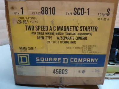 NEW SQUARE D 8810-SC01