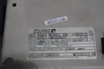 Reliance DCS Power Module 803610-SB 5/20HP 460V 33AMP 50/60HZ 3PH STOCK 1664C