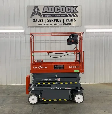 New | in-Stock 2026 SKYJACK SJ3219 E ELECTRIC SCISSOR LIFT Scissor Lifters Alberta CA | Adcock Equipment #1417643