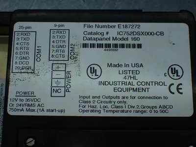 Used GE FANUC IC752DSX00CB Automation Control (HMI) Ohio US | HGR 24 #878470