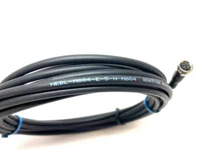 USED FESTO DBL-ENDED CONNECTION CABLE M8 4-PIN 5M