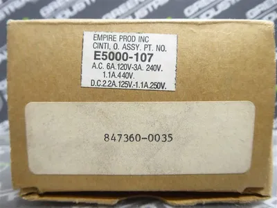 Crouse-Hinds E5000-107 Push Button Assembly New