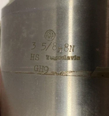 3-5/8 -8 N HS Bottom Tap Brand New GH9