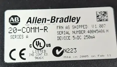 Allen-Bradley 20-COMM-R SerA PowerFlex Remote I/O Adapter Loc3E32