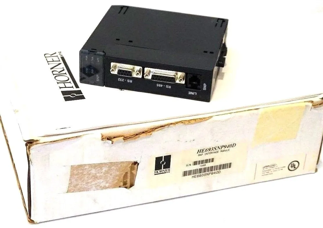 NEW HORNER ELECTRIC HE693SNP940D SNP INTERFACE SLAVE MODULE