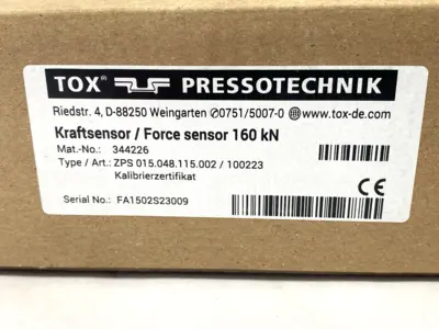 NEW TOX PRESSOTECHNIK ZPS 015.048.115.002/100223