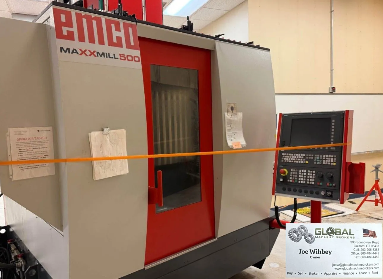 Emco Maxxmill 500 5-Axis Vertical Milling Center w/ Seimens Sinumerik CNC