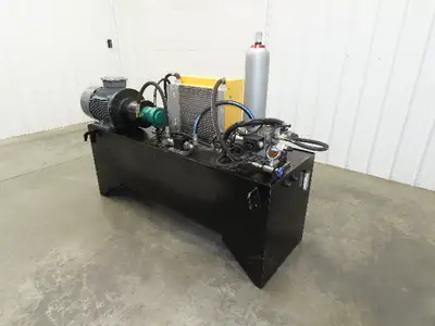 Shanghai Genye Hydraulic Pump Power Unit 4 GPM 4500 PSI 10Hp 415V 100Gal