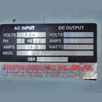 USED ERIEZ MAGNETICS SE-755