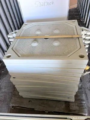 Used Evoqua J-Press 800G32 Filter Press – 313 Sq. Ft., 100 PSI, Built 2019