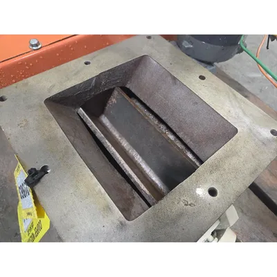 Used 8"x8" Square Horizon Systems Rotary Airlock Valve, Carbon steel