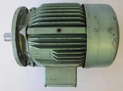 Bauknecht 6.6 kW Electric Motor 230/460V 3 Phase 1740 RPM 1-1/2" Shaft Dia.