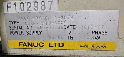 USED 2010 FANUC R-2000IB/165F