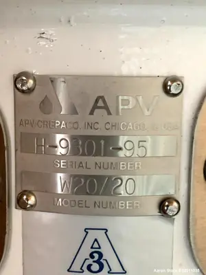 APV Crepaco W20/20 Stainless Steel Pump – High Flow Rate