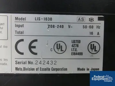USED Meto METO PRINTER, MODEL LIS-1630