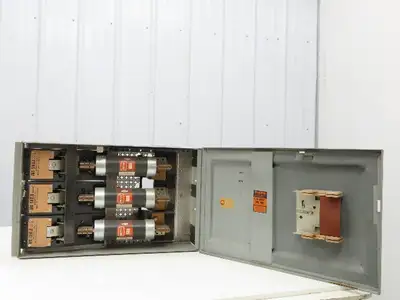 GE THPS365 Fusible Panelboard Disconnect Switch QMR 400A 600V 3 Pole