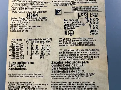 Used SQUARE D H364 Switchgears Ohio US | HGR 24 #1508187