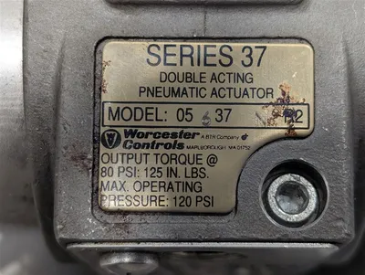 Worcester Model 05637 Series 37 Double Acting Pneumatic Actuator