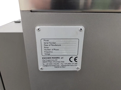 Used 2022 ESCHER MRC 240 PROFES Dough Mixers California US | BakeryEquipment.com #1555147