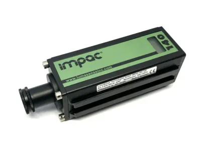 USED LUMASENSE IMPAC IGA 140 DIGITAL PYROMETER, NON-CONTACT, 300 TO 1300°C