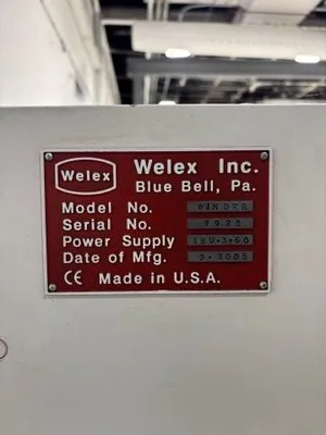 2005 WELEX 41" (2) Fixed Position Winders Plastic Film | Perry Equipment (7)