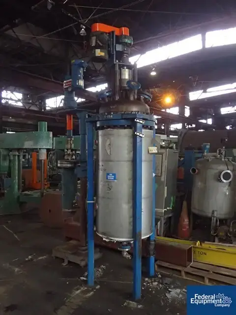 Used Gaspar 20 Gal Gaspar Agitated Recevier, 316 S/S, 300# Stainless Steel Tanks Ohio US | Federal Equipment Company #126070