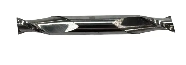 1/2" Carbide Double End Mill 2 Flute Stub LengthUSA Made