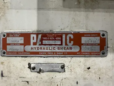 USED PACIFIC 500R-14