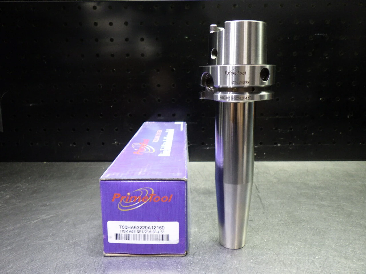 PrimeTool HSK63A 1/2" Shrink Fit Tool Holder 6.3" Pro T00HA63220A12160 (LOC488A)