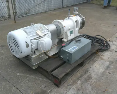 SPC9286  Mill 40 hp Chemicolloid Industries colloid mill model SD40, 316 SS