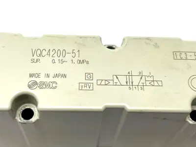 VQC4200-51 | SMC  Plug-In Solenoid Valve - Used