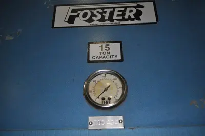 15 TON FOSTER 4 POST HYDRAULIC PRESS