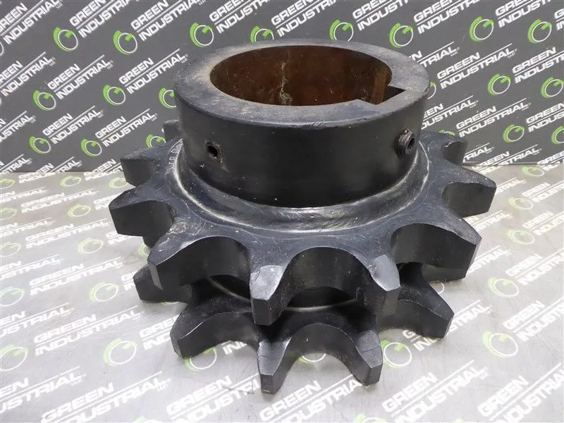 D200B13 Double Roller Sprocket 5-1/4" Bore 6-3/8" Through 11-2/3" Wide Surplus