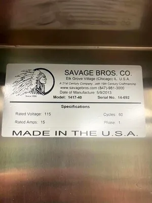 SAVAGE 1417-40 Chocolate Confectionary Tempering | Harvest Equipment and Fabrication Inc (5)