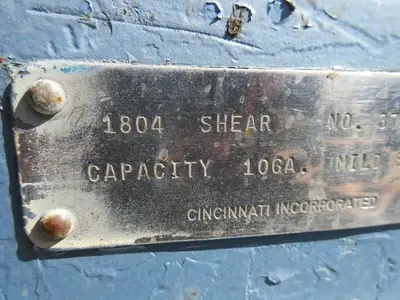USED CINCINNATI 1804