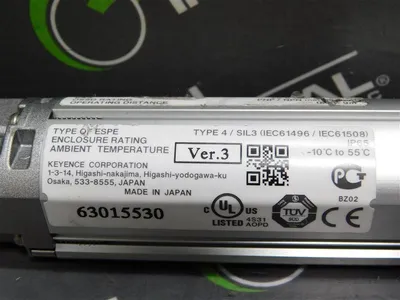 Keyence Transmitter and Receiver Pair SL-V28H Ver.3 9.8ms response time Used