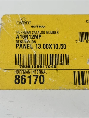 Used Hoffman A16N12MP Panel Mounts California US | Davliegogo LLC #1708191