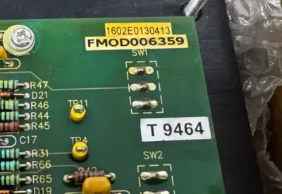 USED INDUCTOTHERM FMOD006359 GLD CONTROL PANEL 810326