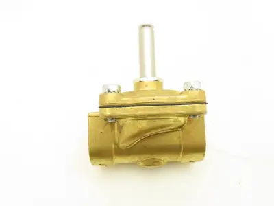 ASCO 2-Position, Normally Closed 1" Solenoid Valve Female 0.625"dia 2" Shaft