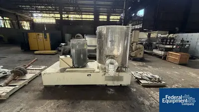 USED MTI 1500 Liter MTI Mischtechnik High Intensity Mixer, 450 HP, Model M1500S