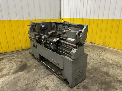 14" X 40" REPUBLIC MODEL #14 ENGINE LATHE WITH METRIC: STOCK #23667