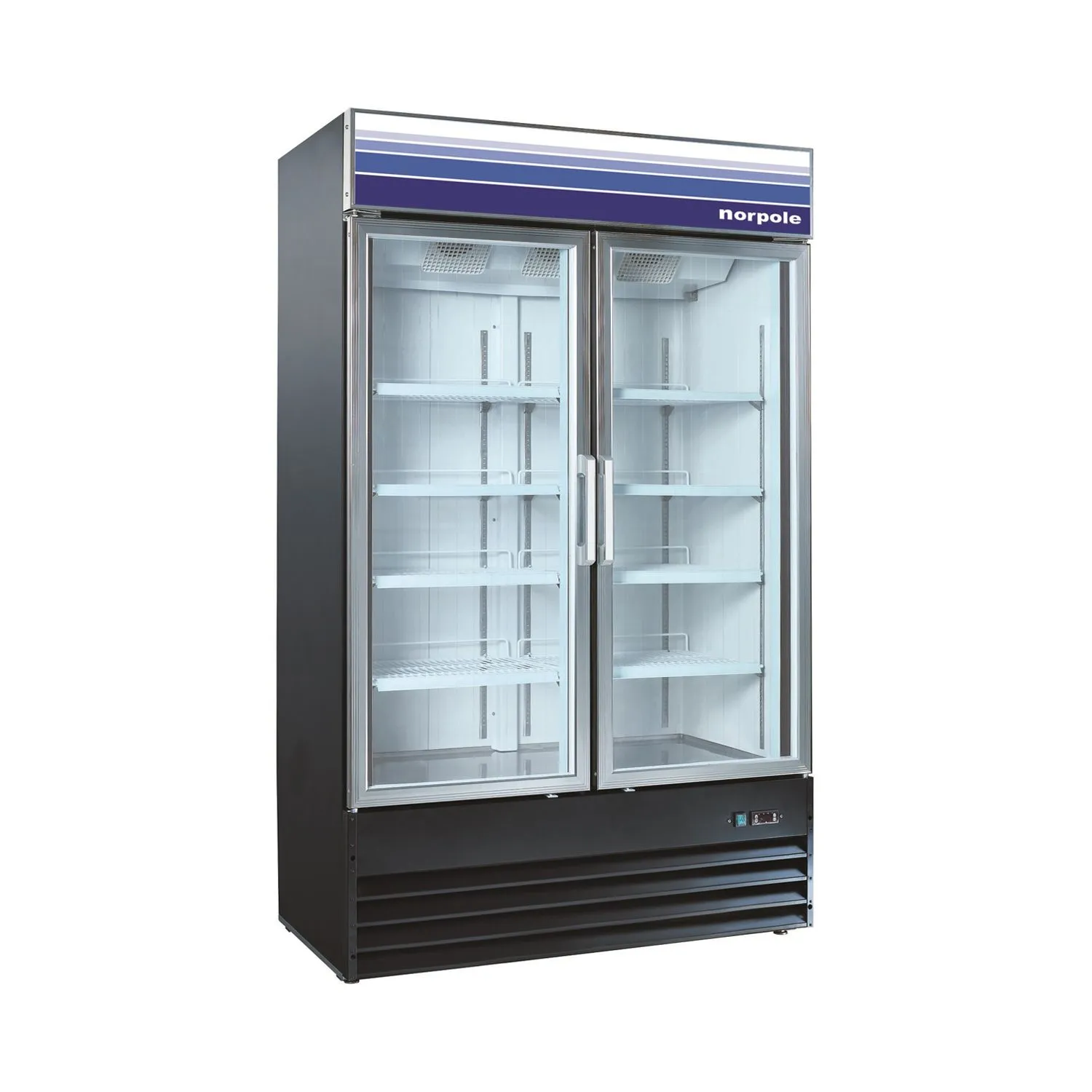 126-0011 Norpole NPGF2-SB 2 Door Self Contained Freezer