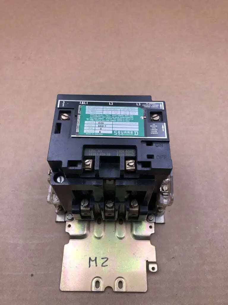 Square D 1536-SD01 Series A 17.5/33.5HP Magnetic Starter 220-250V 380-415V