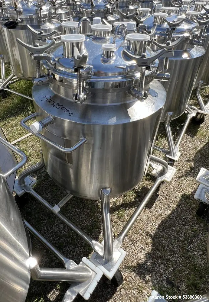 Used Stainless Steel Jacketed Tank with Removable Dished Top