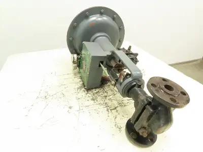 Mueller Pneumatic Diaphragm Actuator 1" Flanged Control Valve 72P315 Positioner